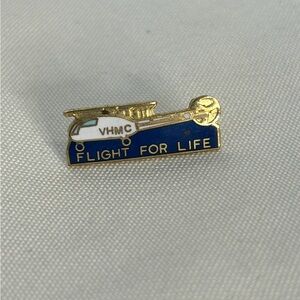 Vintage Gold-Tone Flight For Life Pin